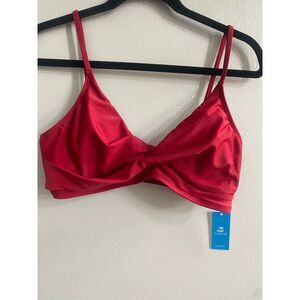NWT Cupshe 2pc red swim bikini size Large